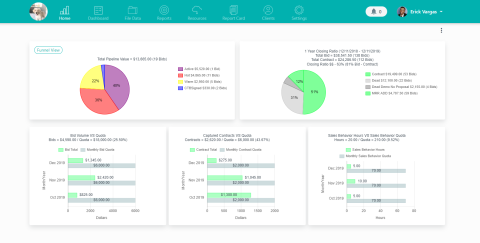 screenshot of FollowUp CRM
